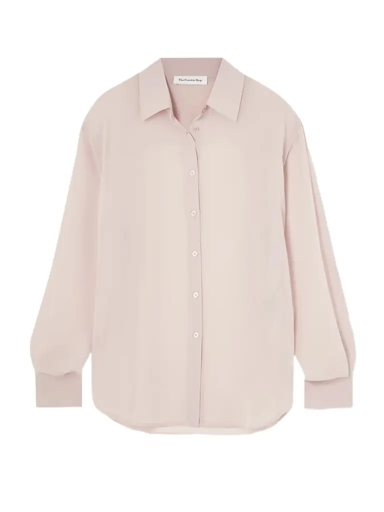 The Frankie Shop Peri Georgette Shirt | Image 1 The Frankie Shop Peri Georgette Shirt | Image 1