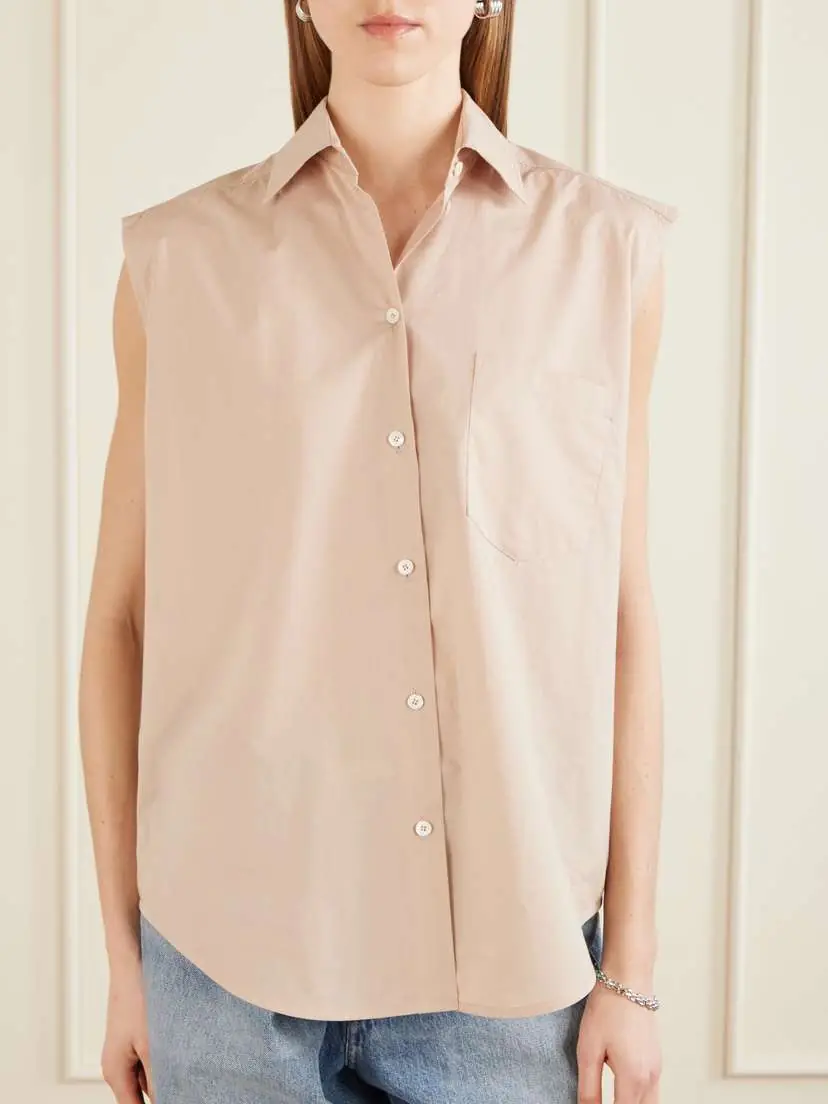 Acne Studios Cotton And Silk Blend Blouse | Thumbnail 3