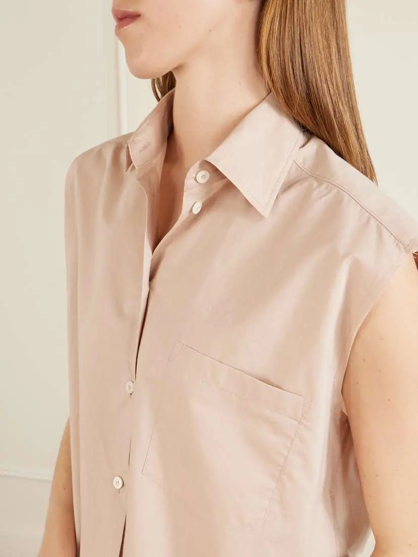 Acne Studios Cotton And Silk Blend Blouse | Thumbnail 5
