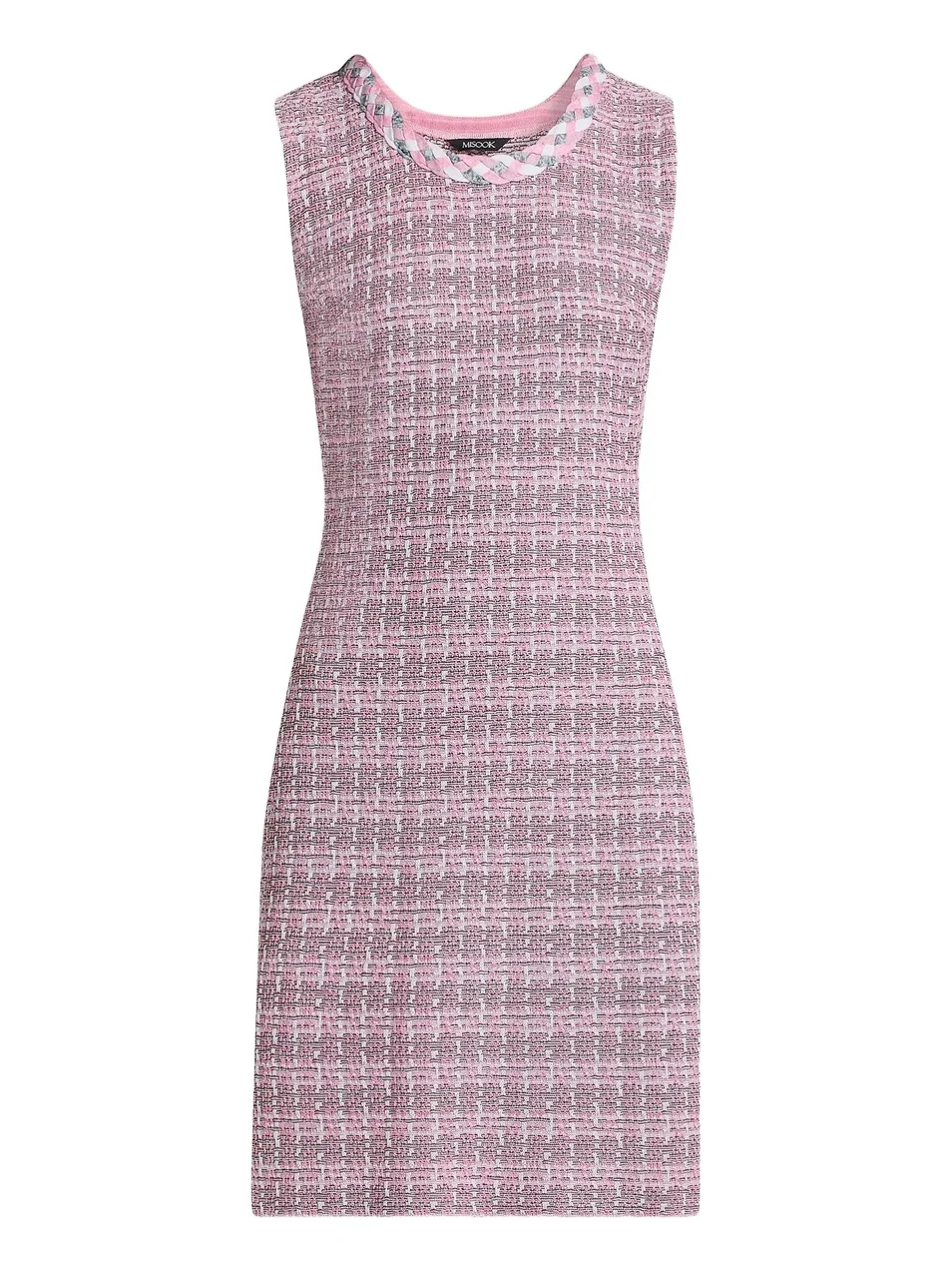 Misook Women's Tweed Knit Sheath Minidress