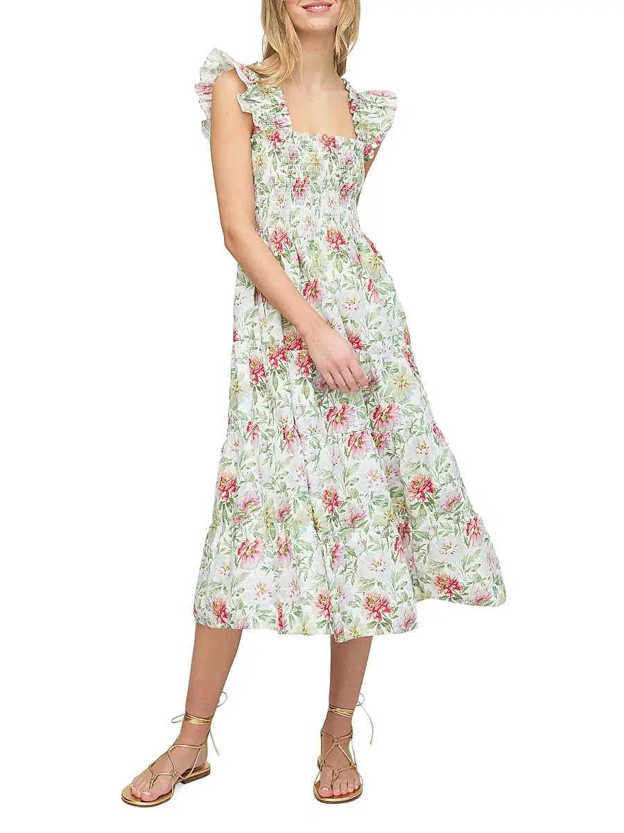 Hill House Home Women's The Ellie Nap Dress - Peony Chintz | Thumbnail 2