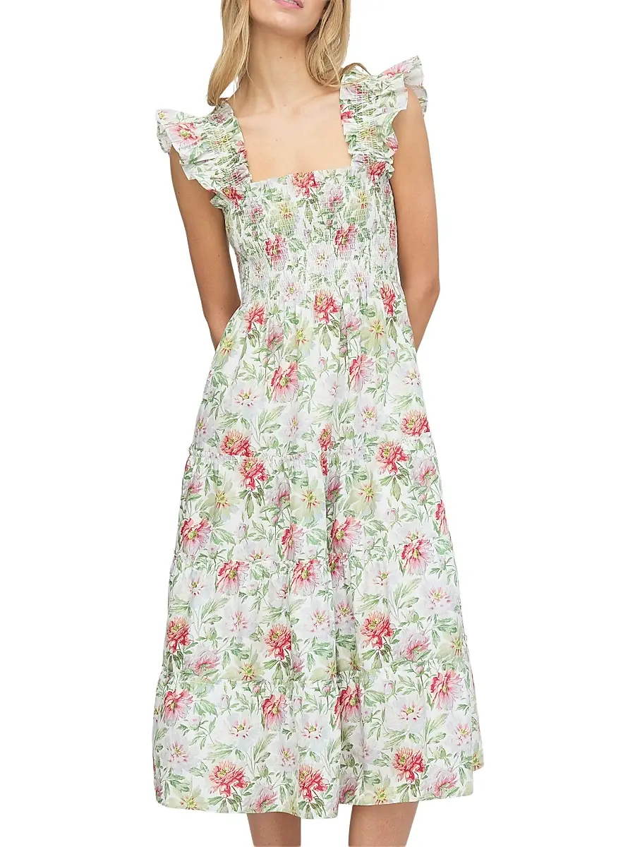 Hill House Home Women's The Ellie Nap Dress - Peony Chintz | Thumbnail 3