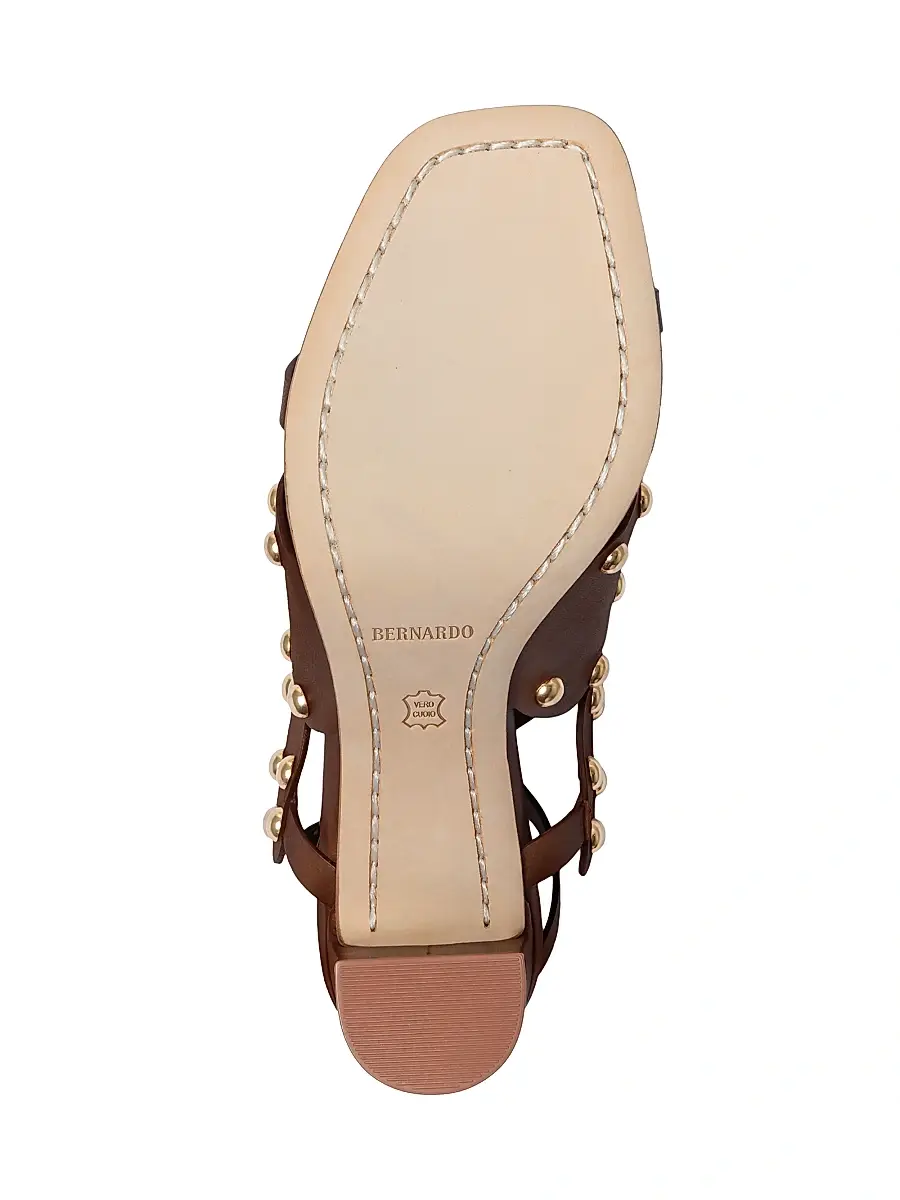 Bernardo 1946 Women's New Moon 75MM Studded Heeled Sandals | Thumbnail 4 Bernardo 1946 Women's New Moon 75MM Studded Heeled Sandals | Thumbnail 4