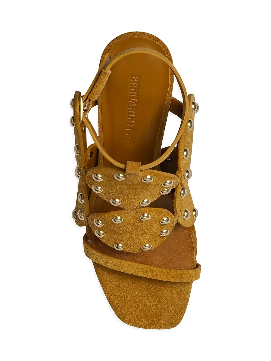 Bernardo 1946 Women's New Moon 75MM Studded Heeled Sandals | Thumbnail 3 Bernardo 1946 Women's New Moon 75MM Studded Heeled Sandals | Thumbnail 3