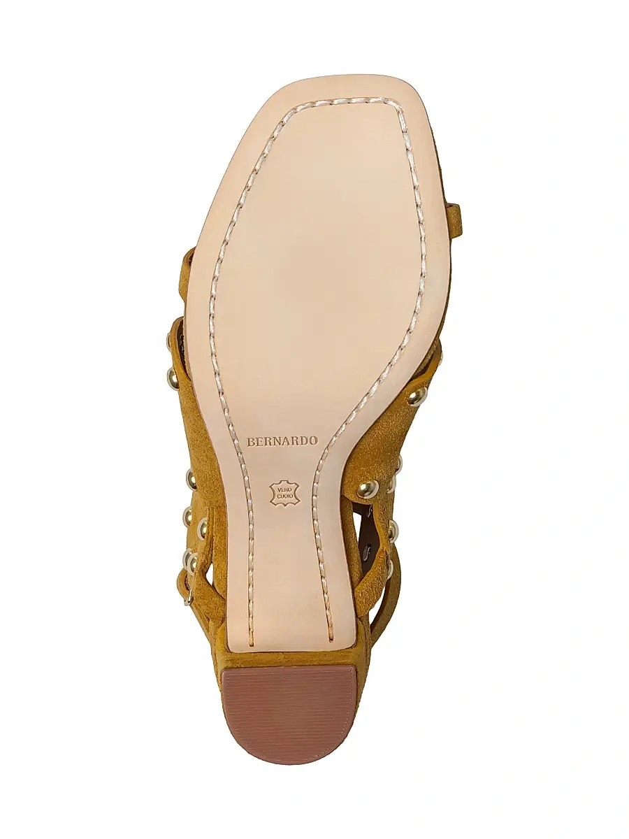 Bernardo 1946 Women's New Moon 75MM Studded Heeled Sandals | Thumbnail 4 Bernardo 1946 Women's New Moon 75MM Studded Heeled Sandals | Thumbnail 4