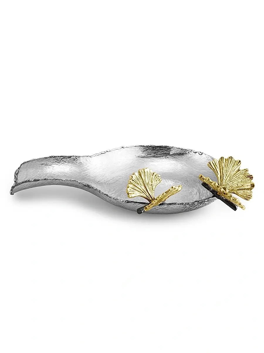 Michael Aram Butterfly Ginkgo Spoon Rest | Thumbnail 3 Michael Aram Butterfly Ginkgo Spoon Rest | Thumbnail 3