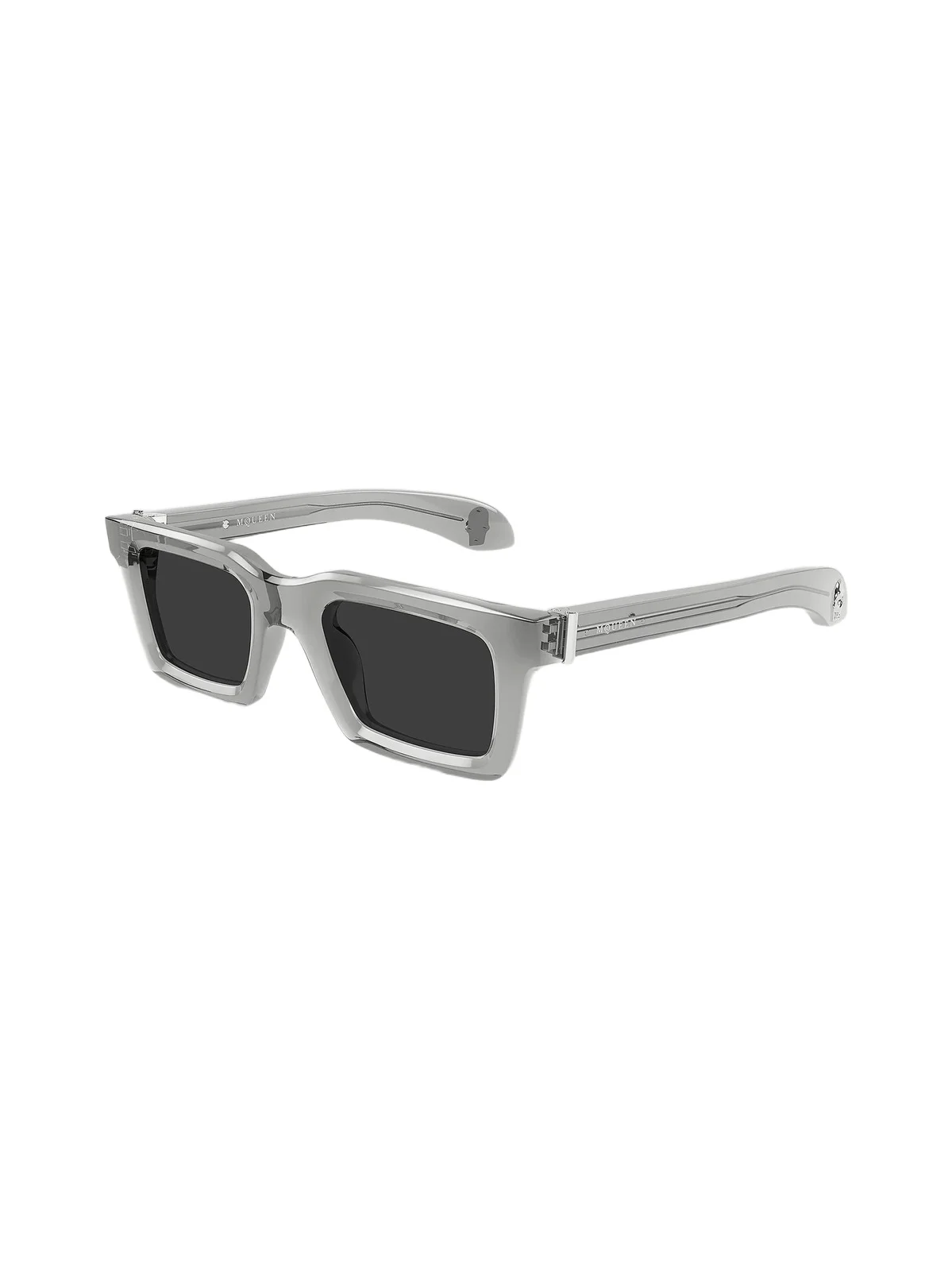 Men's Skull Hardware 50MM Square Sunglasses