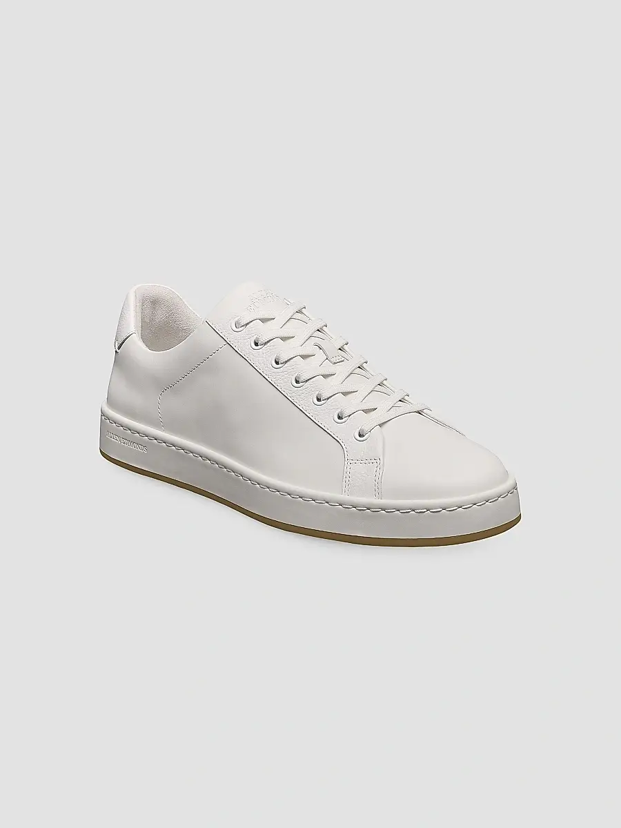Allen Edmonds Men's Barnes Leather Low-Top Sneakers | Thumbnail 2 Allen Edmonds Men's Barnes Leather Low-Top Sneakers | Thumbnail 2