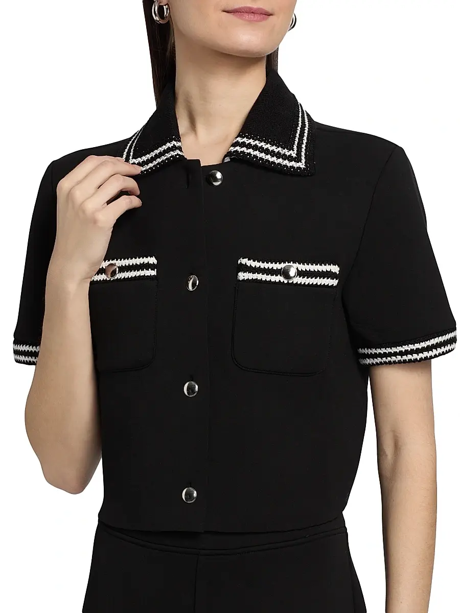 dh New York Women's Adeline Knit Bowling-Style Top | Thumbnail 6 dh New York Women's Adeline Knit Bowling-Style Top | Thumbnail 6