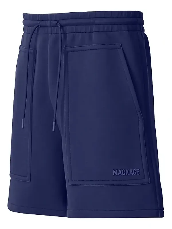 Mackage Men's Elwood Double-Face Jersey Shorts