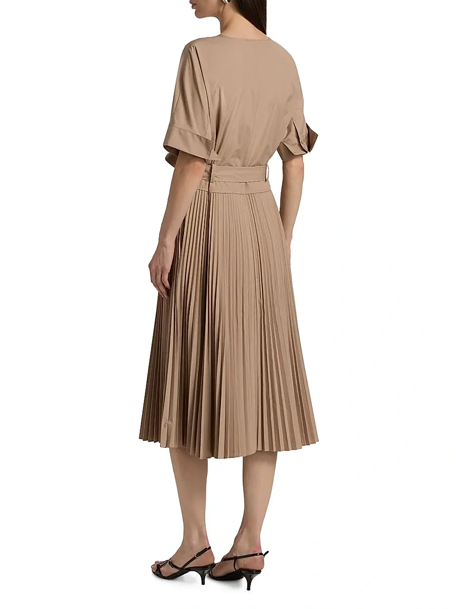 Kobi Halperin Women's Loretta Pleated Cotton-Blend Shirtdress | Thumbnail 5 Kobi Halperin Women's Loretta Pleated Cotton-Blend Shirtdress | Thumbnail 5