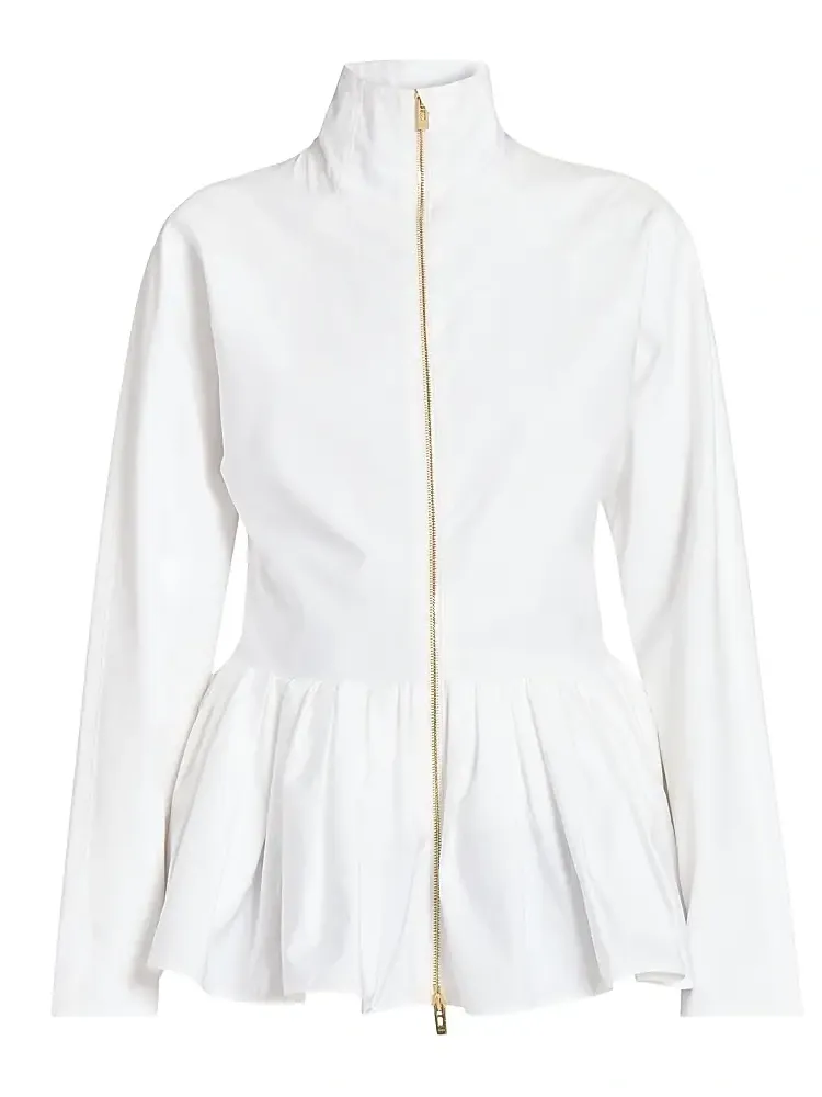 Women's Cotton Peplum Jacket Women's Cotton Peplum Jacket