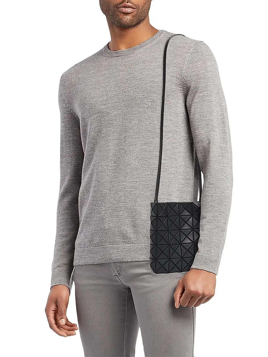 Bao Bao Issey Miyake Men's Prism Matte Crossbody Bag | Thumbnail 2 Bao Bao Issey Miyake Men's Prism Matte Crossbody Bag | Thumbnail 2