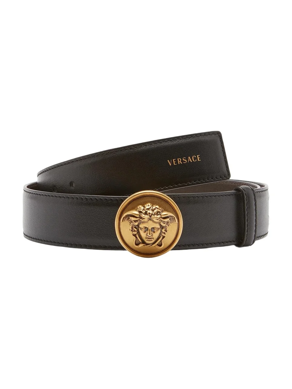 Men's Medusa Leather Belt Men's Medusa Leather Belt