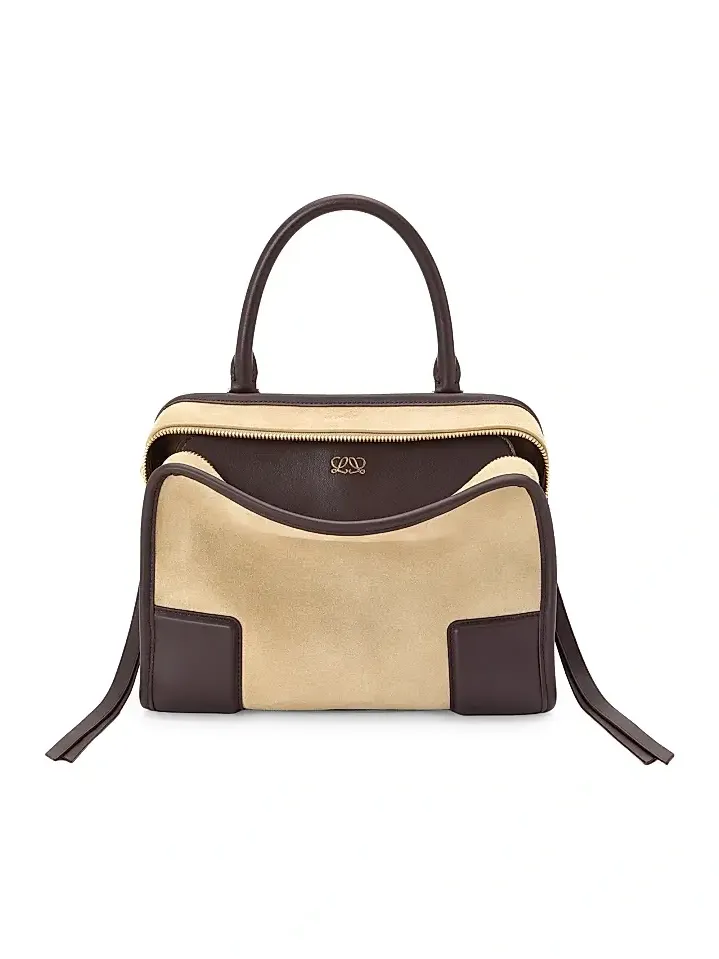 Women's Amazona Small Suede Top Handle Bag
