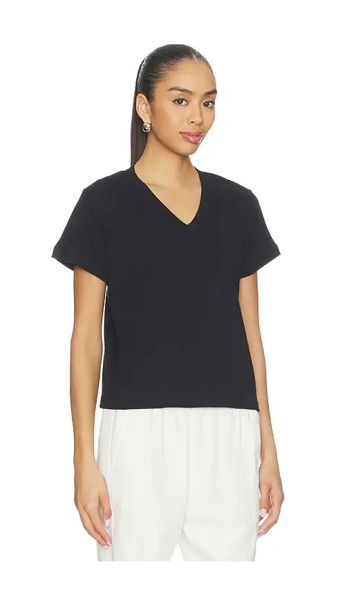 LESET Margo V Neck Tee | Thumbnail 2
