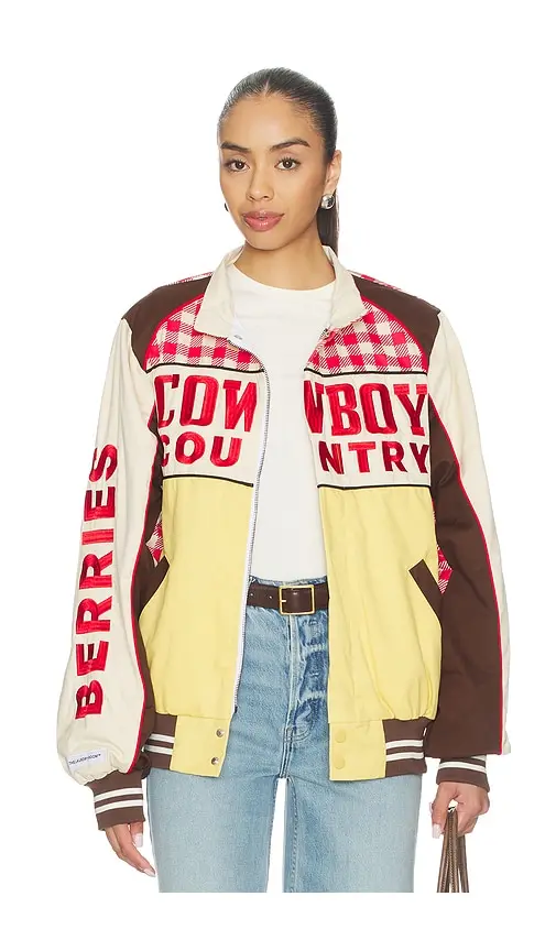 The Laundry Room Cowboy Country Grown Wild Berries Racing Jacket | Thumbnail 2 The Laundry Room Cowboy Country Grown Wild Berries Racing Jacket | Thumbnail 2