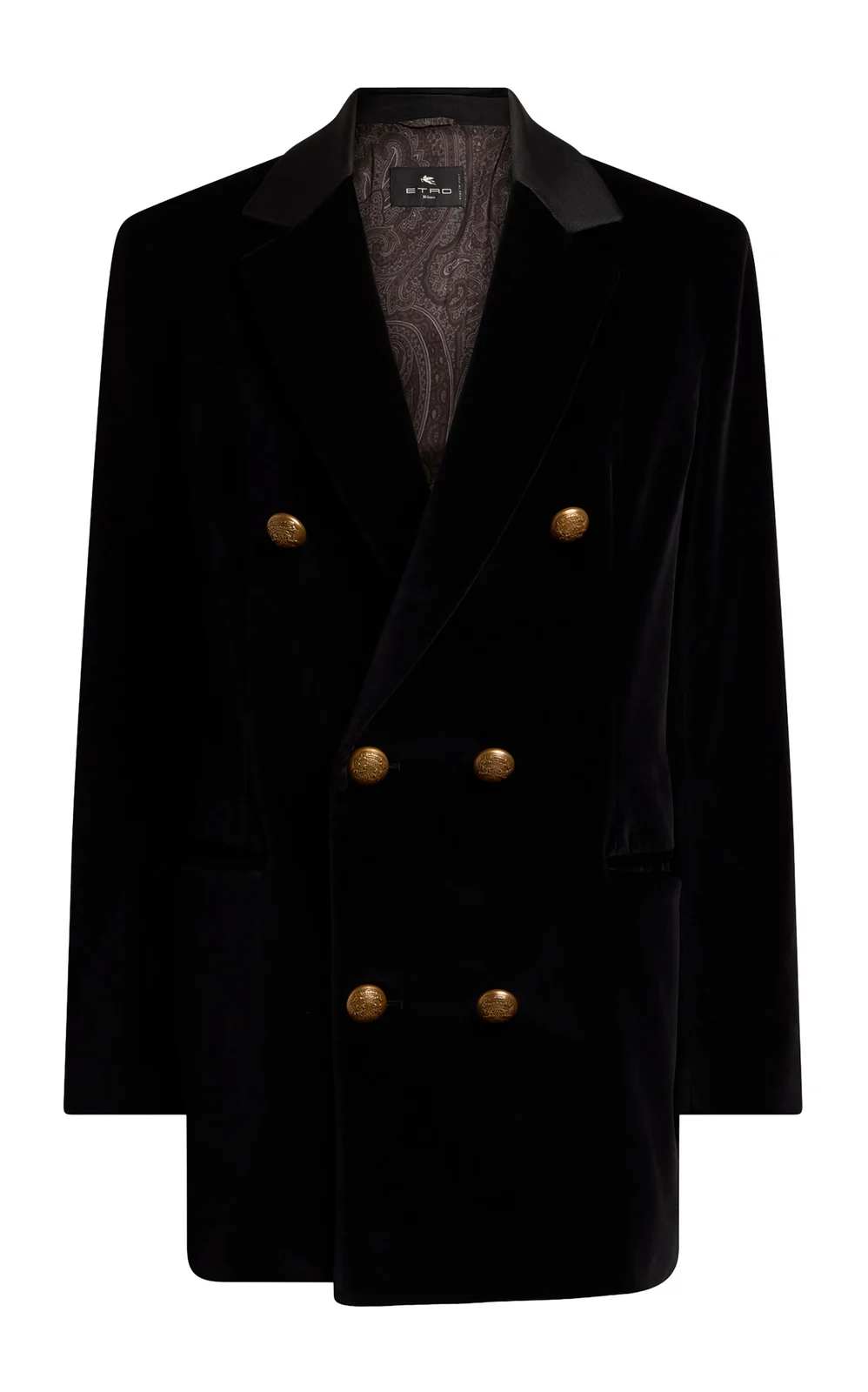 Double-Breasted Velvet Jacket Double-Breasted Velvet Jacket