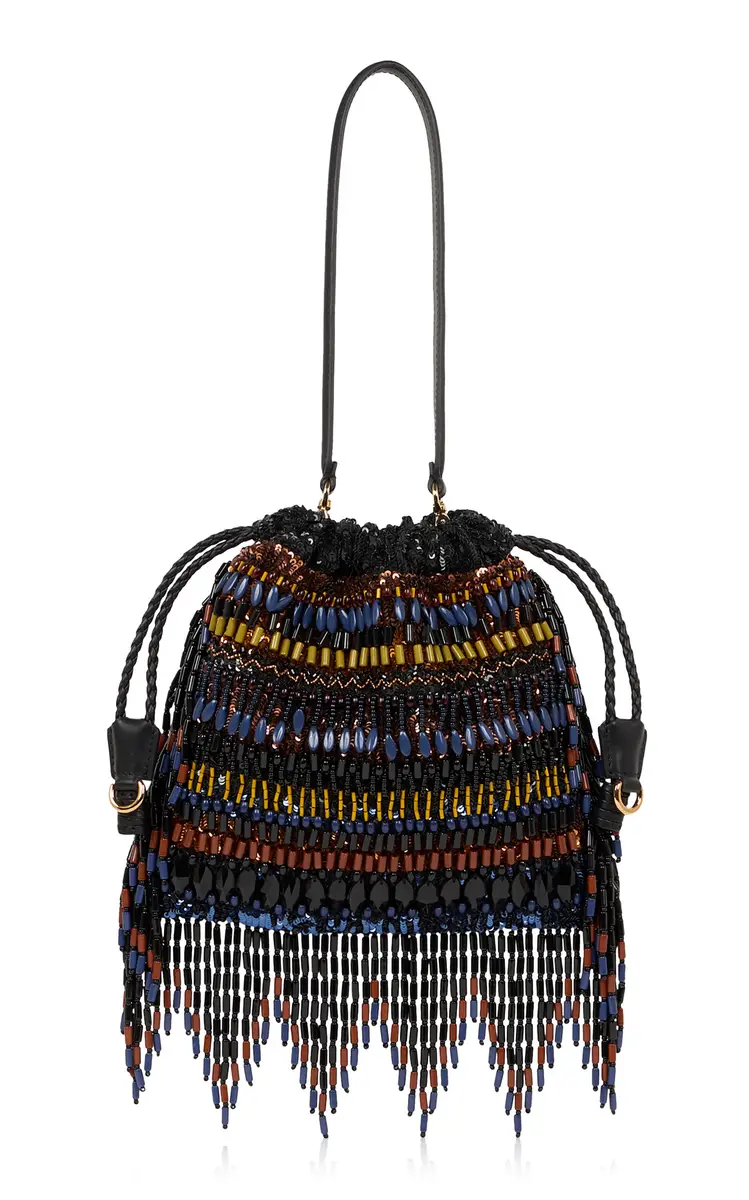 Etro Kalispera Small Beaded Shoulder Bag