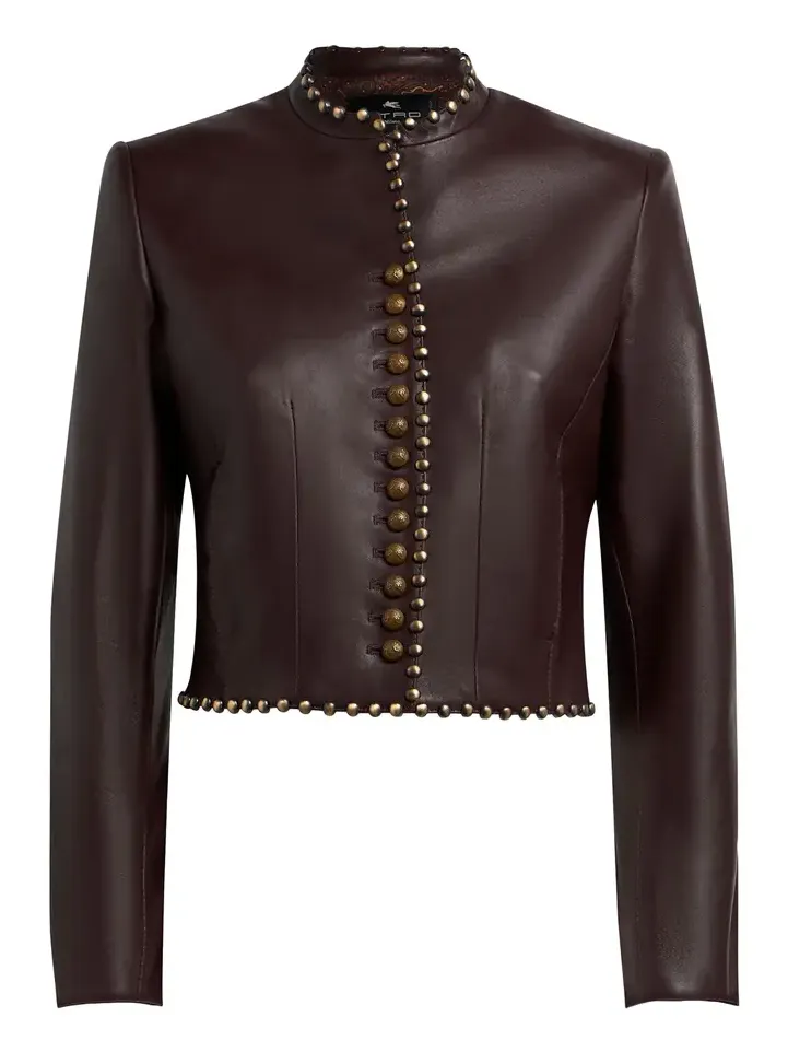 Etro Studded Leather Jacket