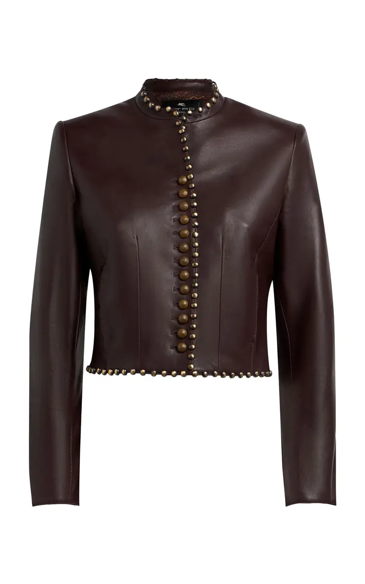 Etro Studded Leather Jacket