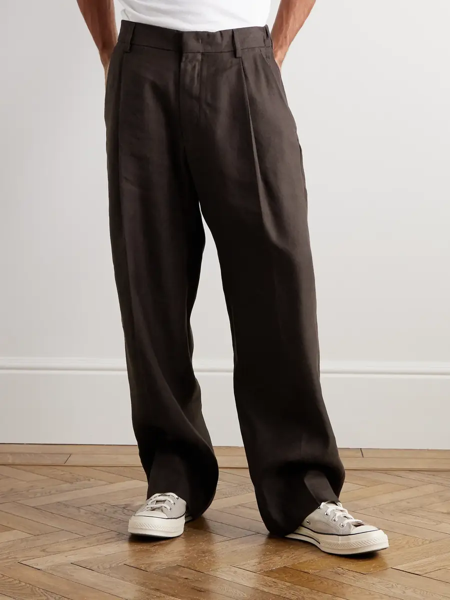 NN07 Kay 1808 Straight-Leg LENZING™ ECOVERO™ and Linen-Blend Trousers - Men | Thumbnail 3 NN07 Kay 1808 Straight-Leg LENZING™ ECOVERO™ and Linen-Blend Trousers - Men | Thumbnail 3