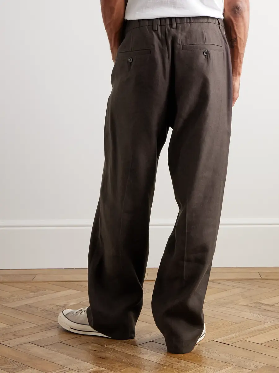 NN07 Kay 1808 Straight-Leg LENZING™ ECOVERO™ and Linen-Blend Trousers - Men | Thumbnail 4 NN07 Kay 1808 Straight-Leg LENZING™ ECOVERO™ and Linen-Blend Trousers - Men | Thumbnail 4