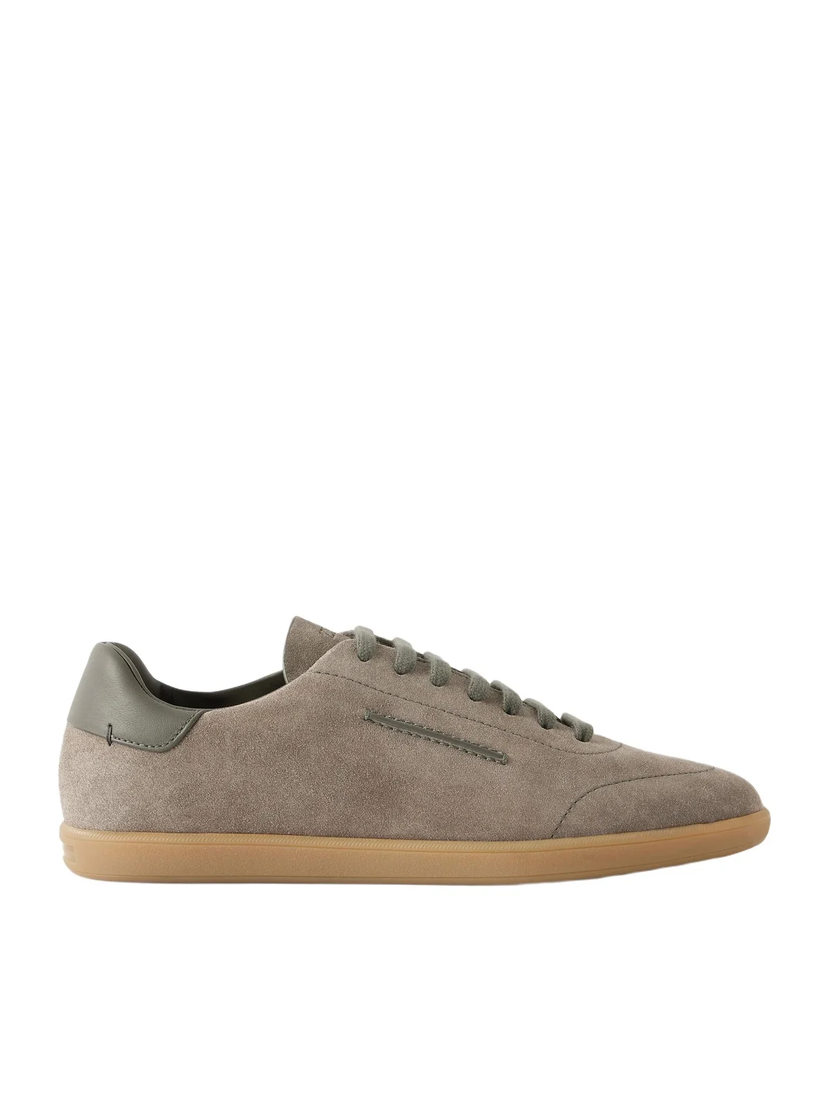 Zegna 232 Leather-Trimmed Suede Sneakers - Men