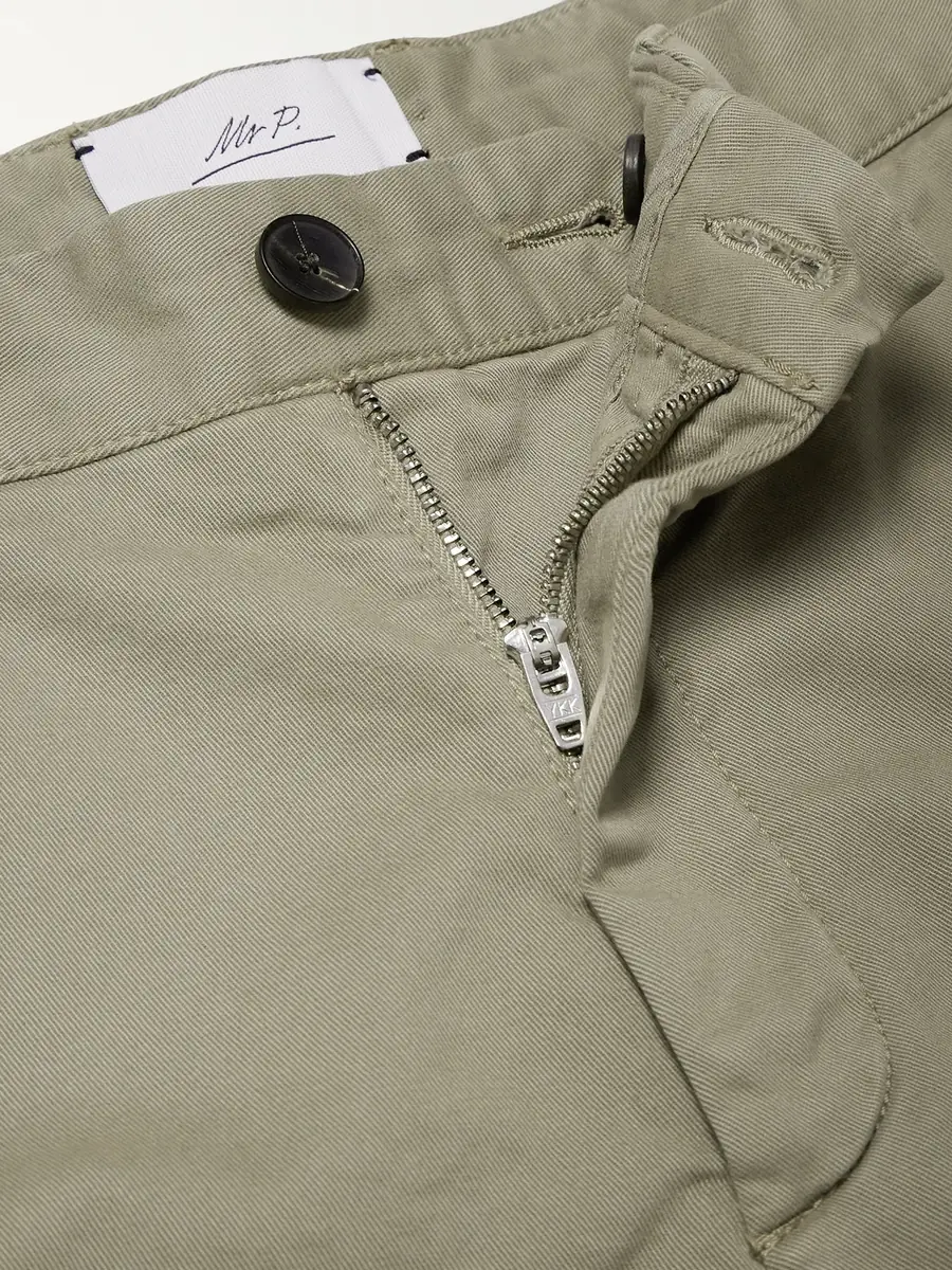 MR P. Straight-Leg Garment-Dyed Cotton-Blend Twill Bermuda Shorts - Men | Thumbnail 5 MR P. Straight-Leg Garment-Dyed Cotton-Blend Twill Bermuda Shorts - Men | Thumbnail 5