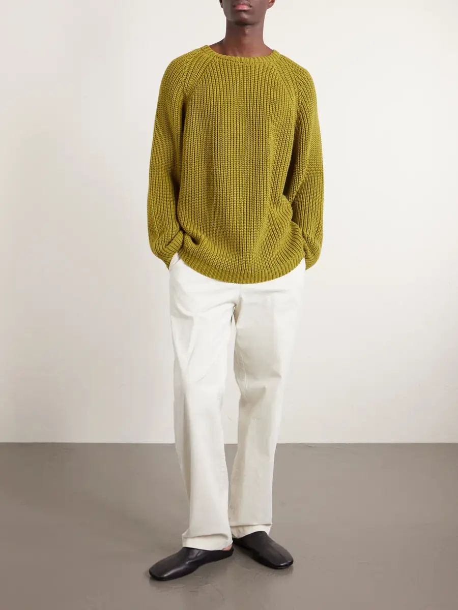 BODE Merton Cotton and Wool-Blend Sweater - Men | Thumbnail 2 BODE Merton Cotton and Wool-Blend Sweater - Men | Thumbnail 2