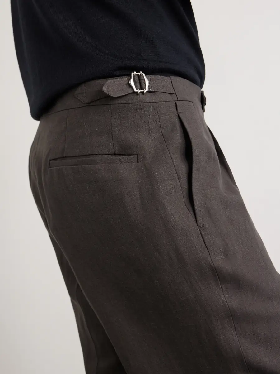 De Petrillo Straight-Leg Linen Shorts - Men | Thumbnail 5 De Petrillo Straight-Leg Linen Shorts - Men | Thumbnail 5