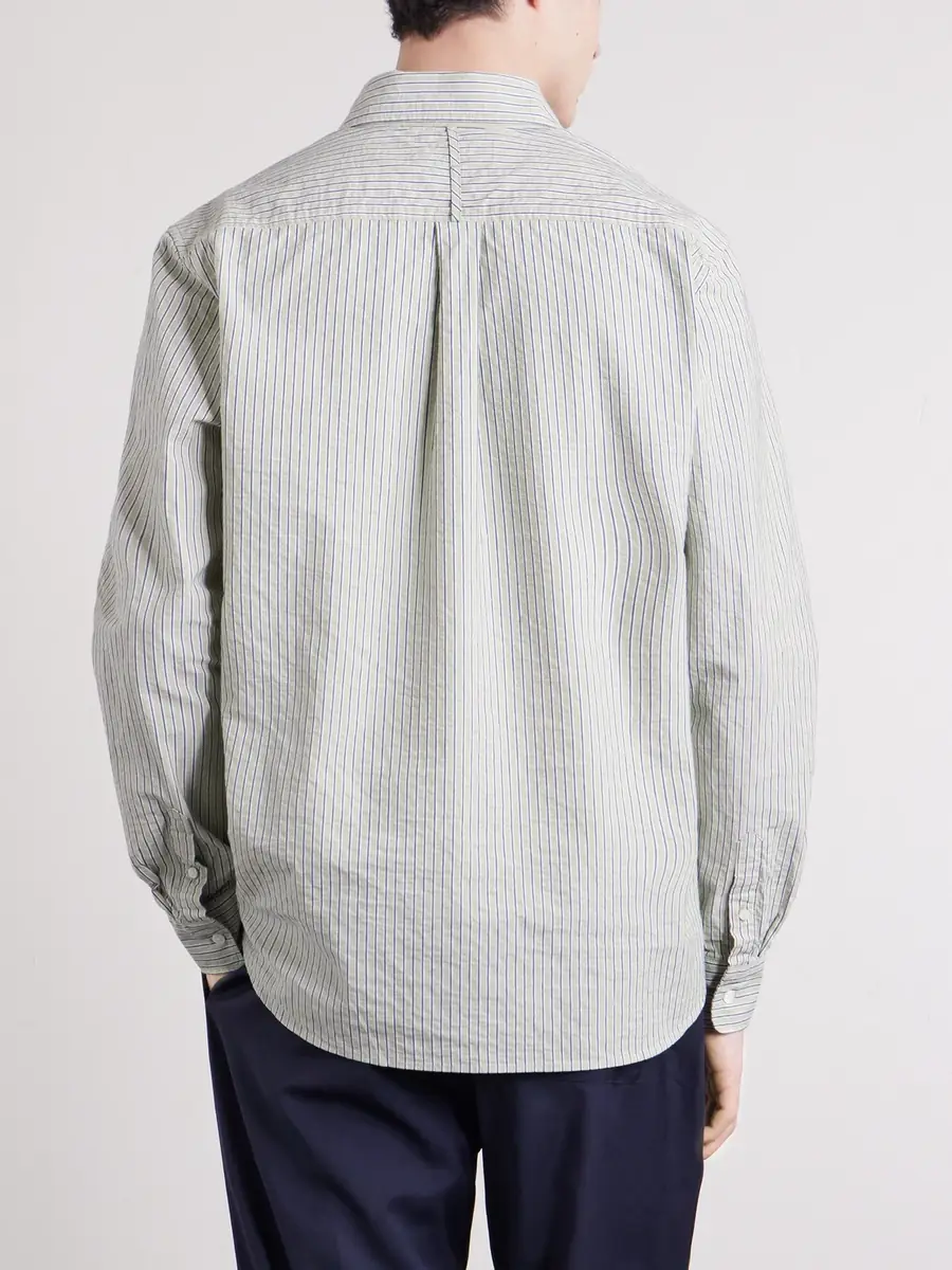 MR P. Striped Organic Cotton-Poplin Shirt - Men | Thumbnail 4 MR P. Striped Organic Cotton-Poplin Shirt - Men | Thumbnail 4
