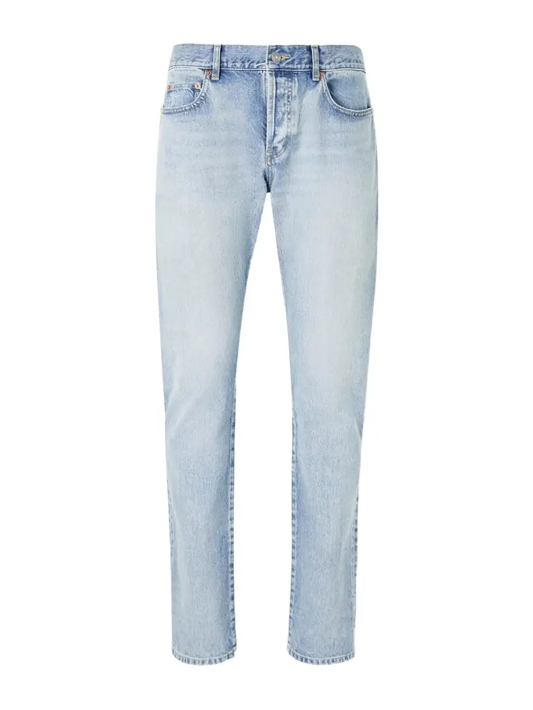 Saint Laurent Straight-Leg Organic Jeans - Men | Image 1 Saint Laurent Straight-Leg Organic Jeans - Men | Image 1