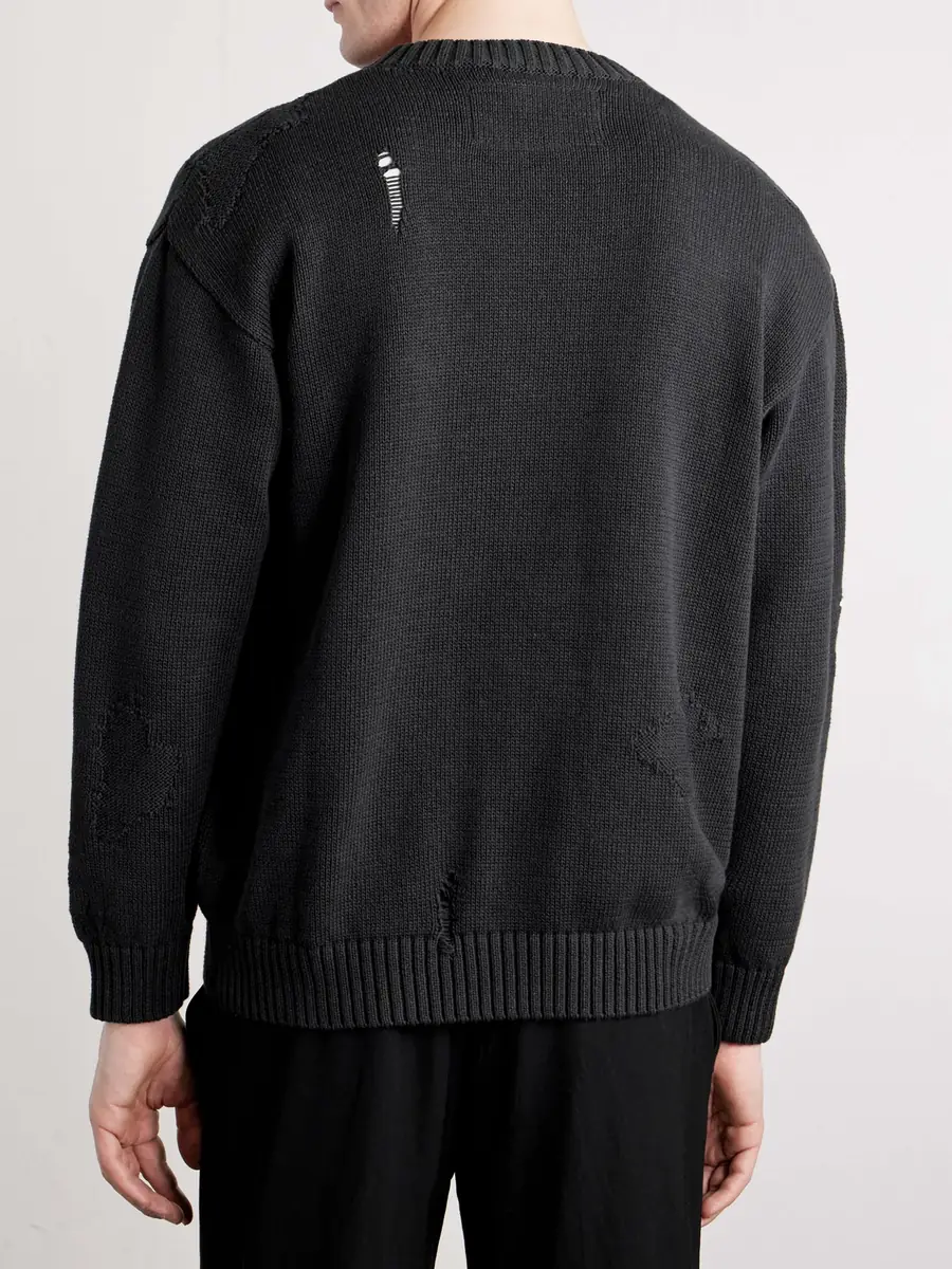 Neighborhood Savage Cotton Crewneck Sweater - Men | Thumbnail 4 Neighborhood Savage Cotton Crewneck Sweater - Men | Thumbnail 4