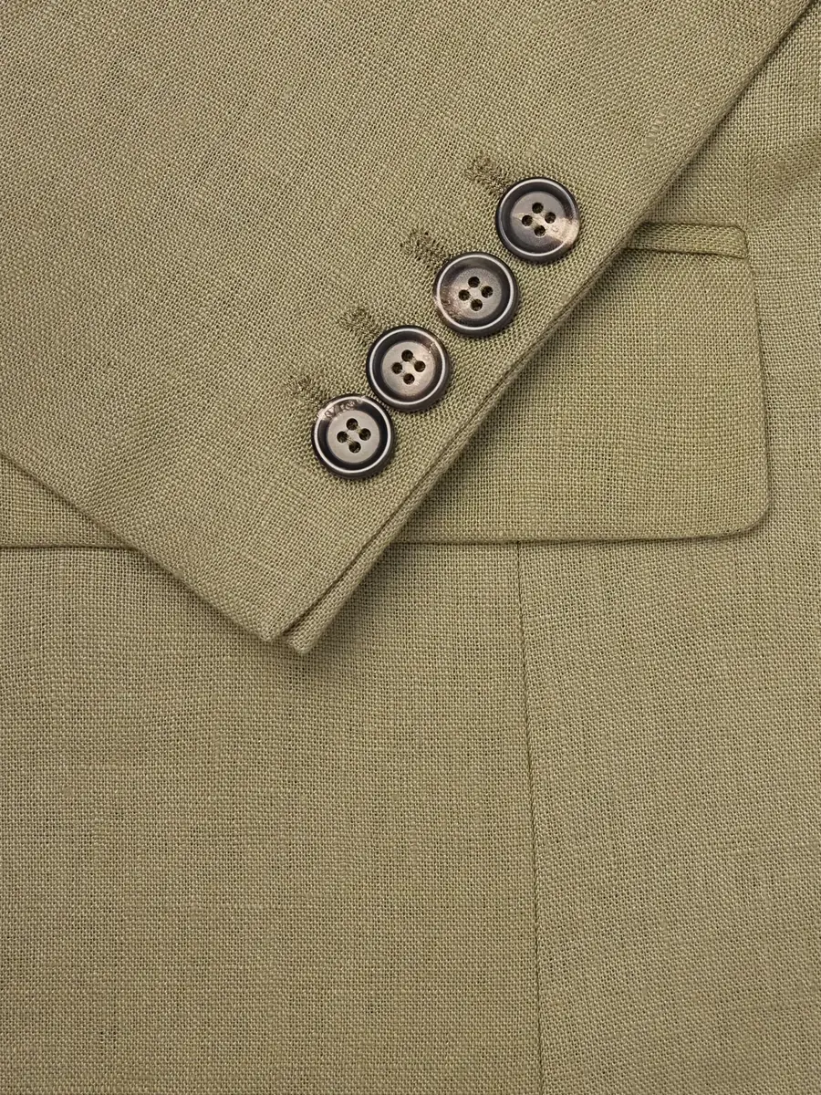 BODE Linen Double-Breasted Blazer - Men | Thumbnail 6