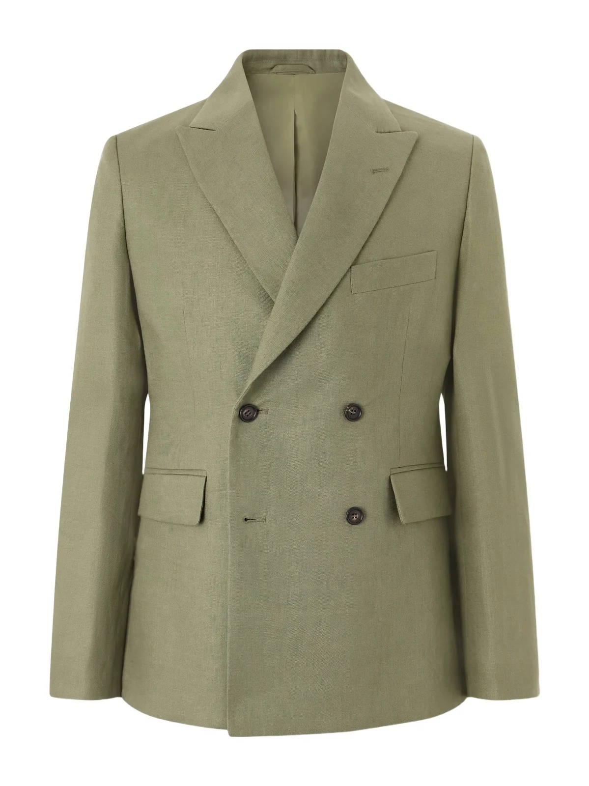 BODE Linen Double-Breasted Blazer - Men