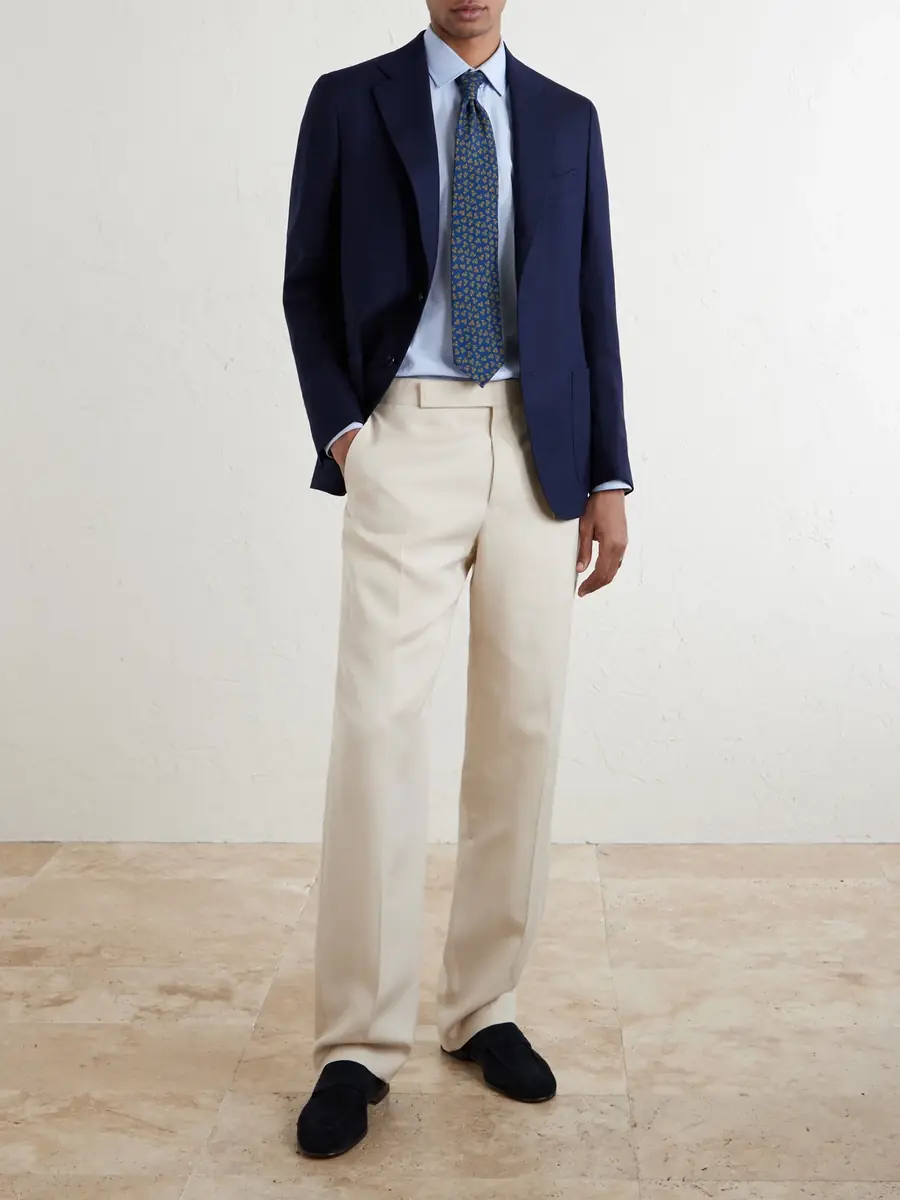 De Petrillo Wool-Hopsack Blazer - Men | Thumbnail 2 De Petrillo Wool-Hopsack Blazer - Men | Thumbnail 2