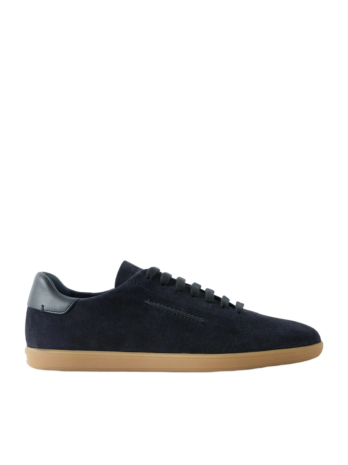 Zegna 232 Leather-Trimmed Suede Sneakers - Men