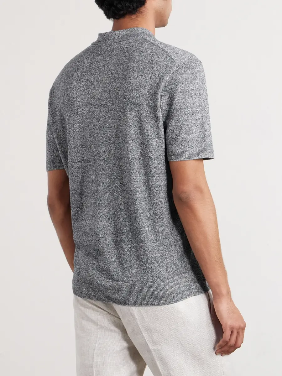 MR P. Linen and Cotton-Blend Polo Shirt - Men | Thumbnail 4 MR P. Linen and Cotton-Blend Polo Shirt - Men | Thumbnail 4