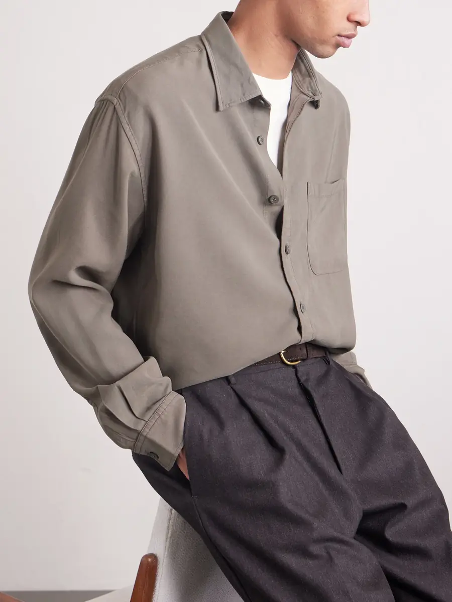 NN07 Deon 5027 LENZING™ ECOVERO™ Twill Shirt - Men | Thumbnail 5 NN07 Deon 5027 LENZING™ ECOVERO™ Twill Shirt - Men | Thumbnail 5