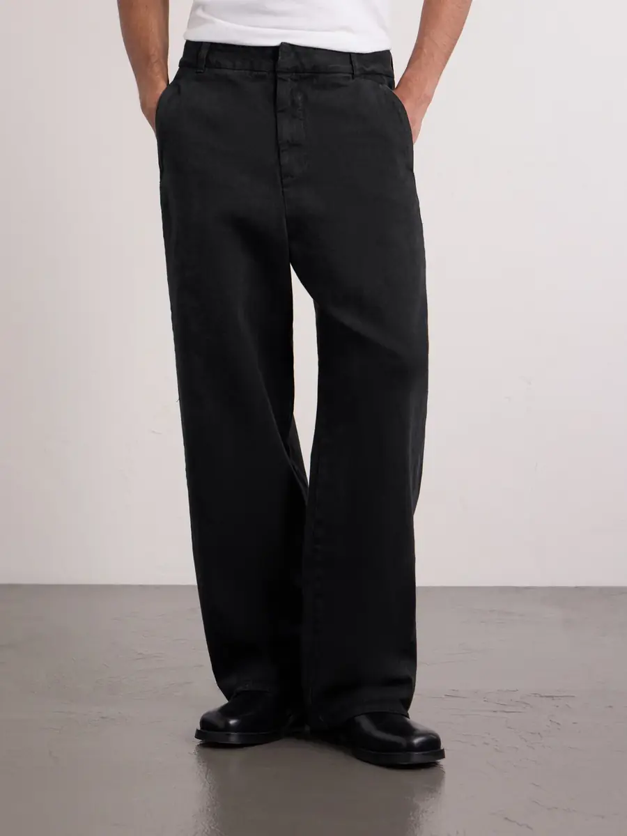 Amomento Cotton Wide-Leg Jeans - Men | Thumbnail 3 Amomento Cotton Wide-Leg Jeans - Men | Thumbnail 3