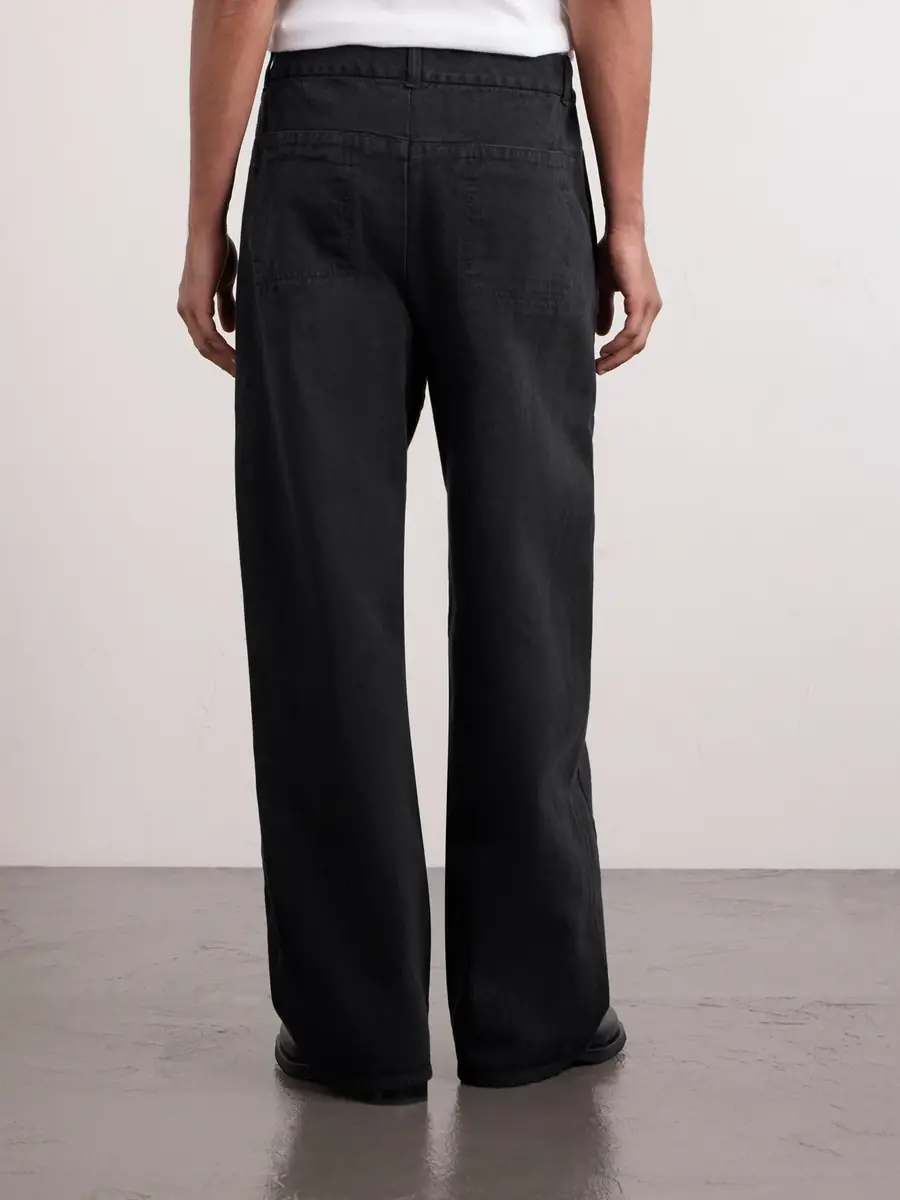 Amomento Cotton Wide-Leg Jeans - Men | Thumbnail 4 Amomento Cotton Wide-Leg Jeans - Men | Thumbnail 4