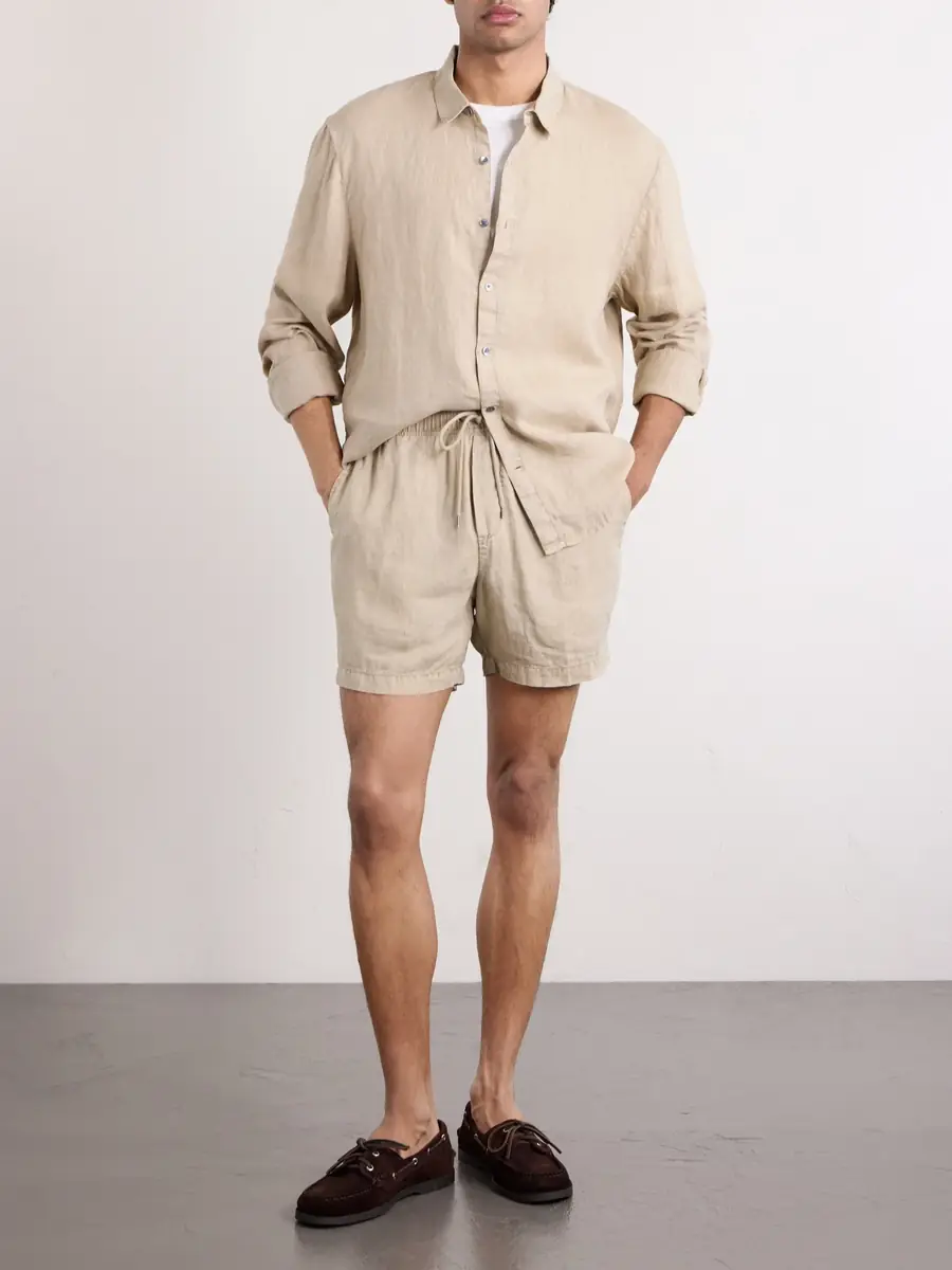 James Perse Linen Canvas Shirt - Men | Thumbnail 2