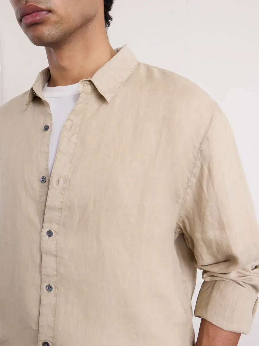 James Perse Linen Canvas Shirt - Men | Thumbnail 5