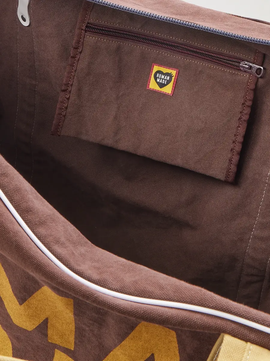 Human Made Boston Logo-Print Cotton-Canvas Weekend Bag - Men | Thumbnail 6 Human Made Boston Logo-Print Cotton-Canvas Weekend Bag - Men | Thumbnail 6