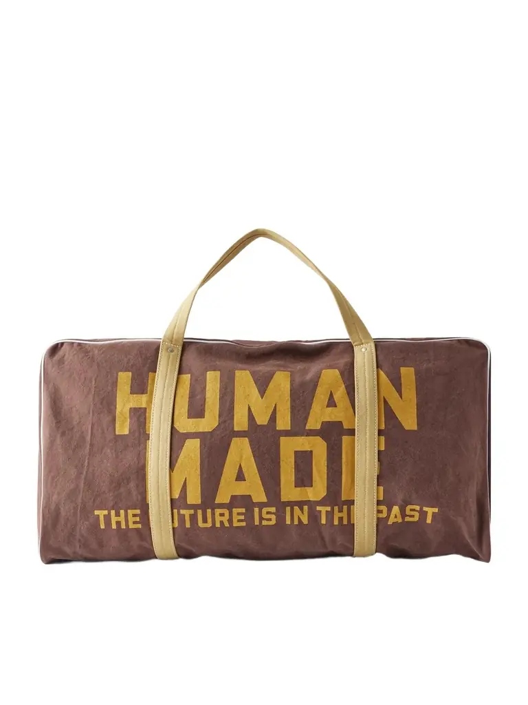Human Made Boston Logo-Print Cotton-Canvas Weekend Bag - Men | Image 1 Human Made Boston Logo-Print Cotton-Canvas Weekend Bag - Men | Image 1