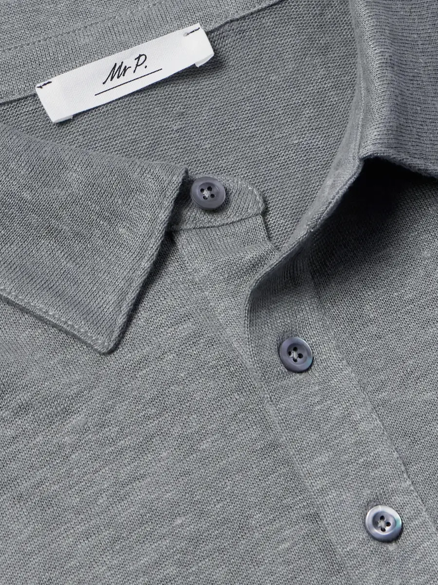 MR P. Linen Polo Shirt - Men | Thumbnail 6 MR P. Linen Polo Shirt - Men | Thumbnail 6