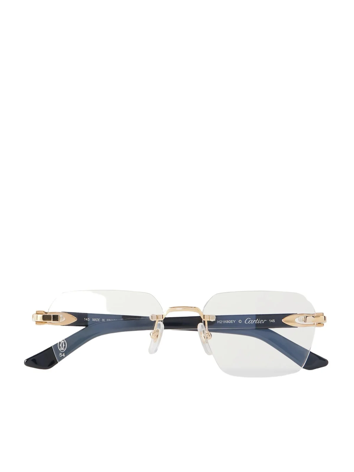Cartier Eyewear Signature C Acetate and Gold-Tone Glasses - Men