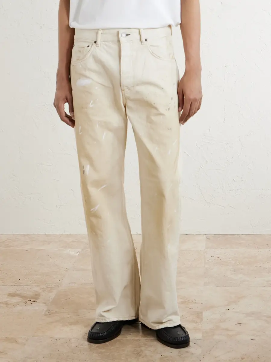 Acne Studios Paint-Splattered Straight-Leg Jeans - Men | Thumbnail 3 Acne Studios Paint-Splattered Straight-Leg Jeans - Men | Thumbnail 3
