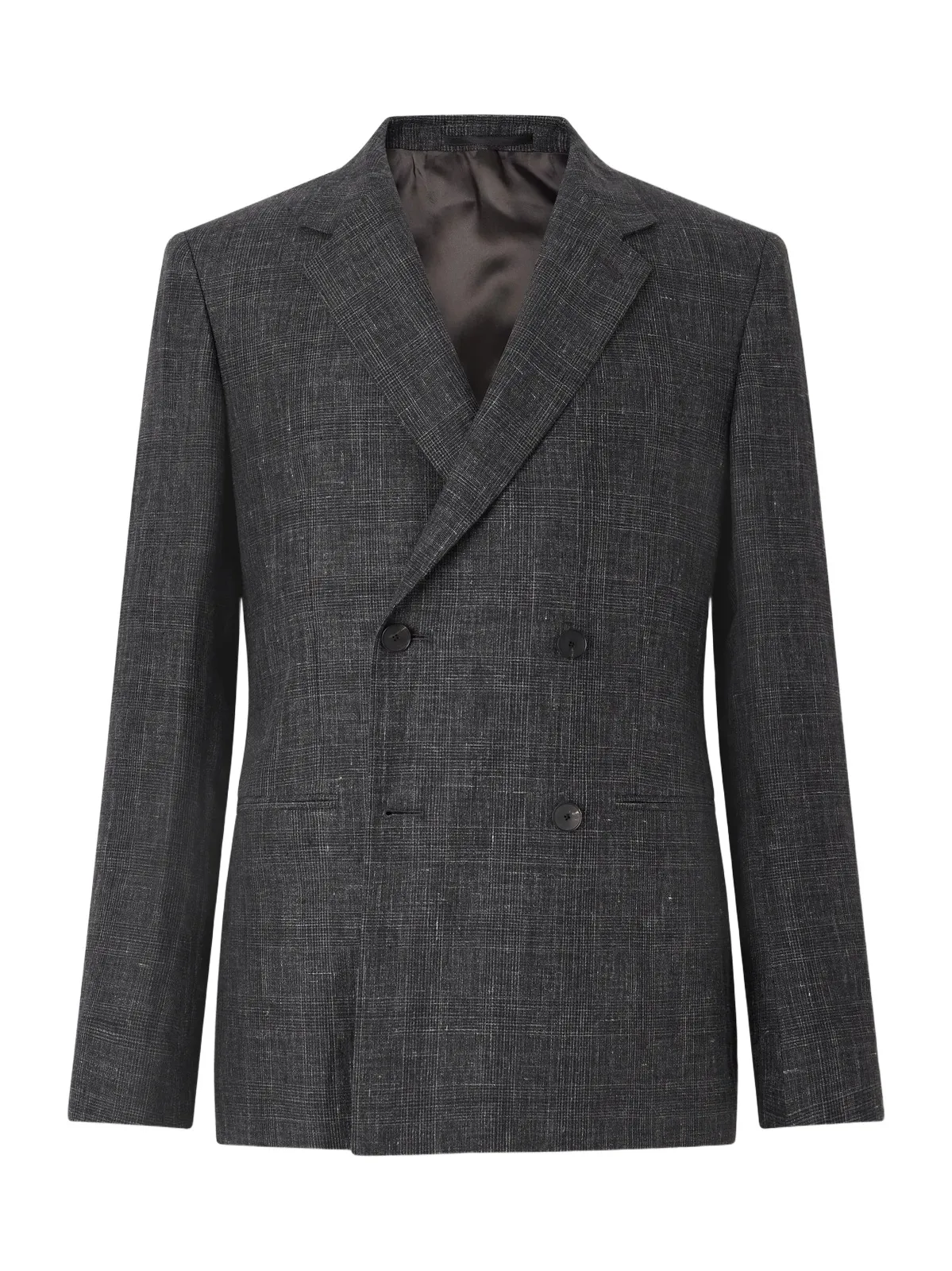 MR P. Delave Linen Check Jacket - Men